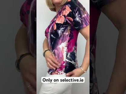 NIAMH short sleeve zip top