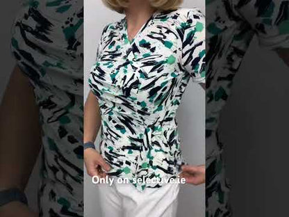 LACEY wrap top