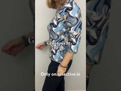 ROBIN peachy feeling style top 3/4 sleeves